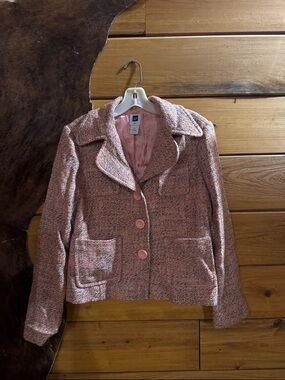 GAP Pink Tweed Blazer Jacket🎉final price drop🎉